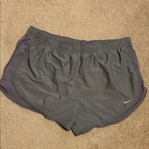 Nike Women’s Dri-Fit Dark Gray Athletic Running Shorts - XL